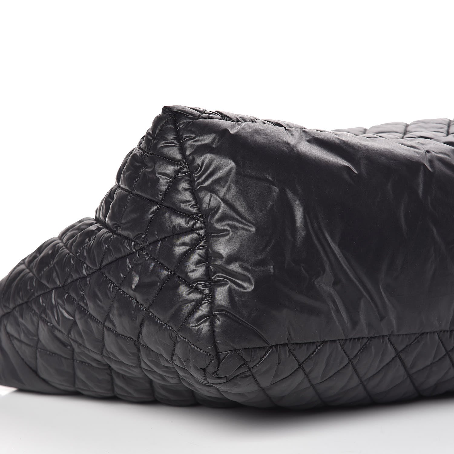 Chanel Nylon Quilted Large Coco Cocoon Tote Black 5 of 12