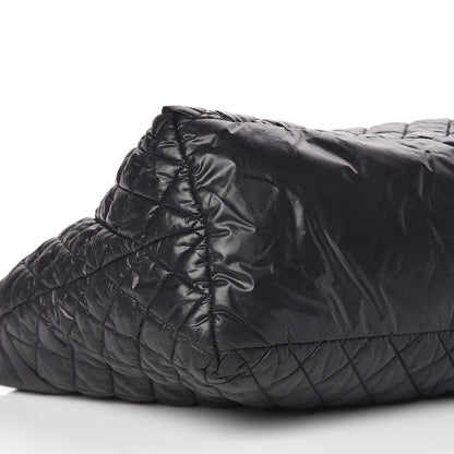 Chanel Nylon Quilted Large Coco Cocoon Tote Black 5 of 12
