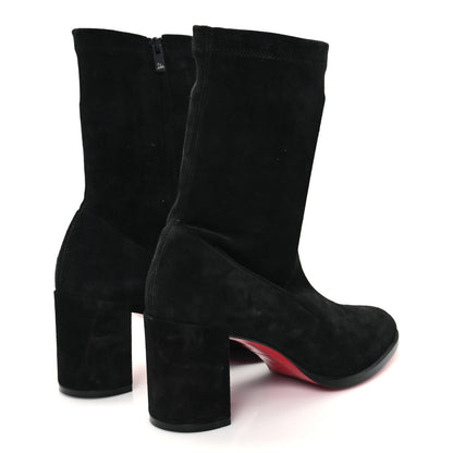 Christian Louboutin Suede Stretchadoxa Ankle Bootie 35 Black 5 of 8