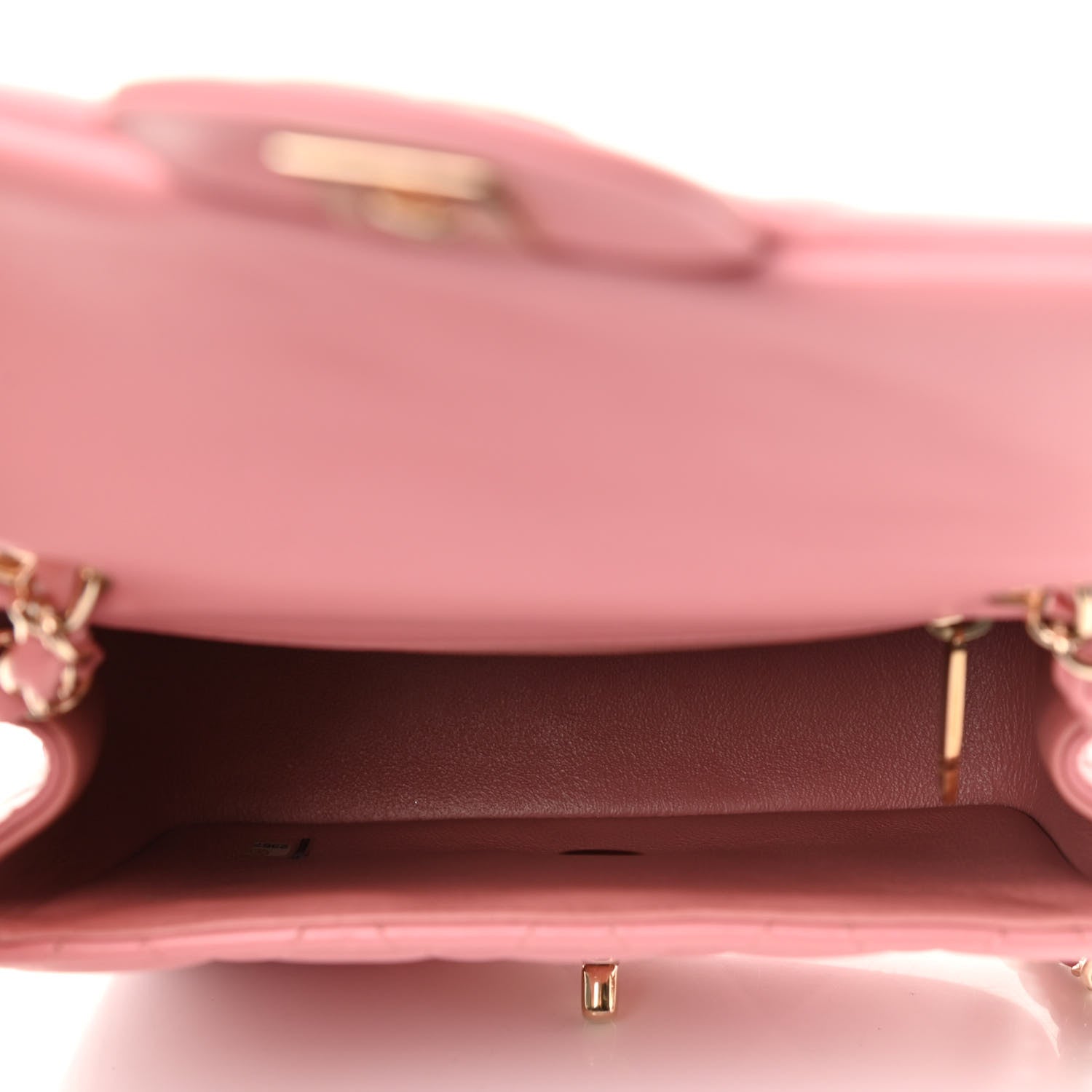 Chanel Lambskin Quilted Mini Square Flap Pink 4 of 10