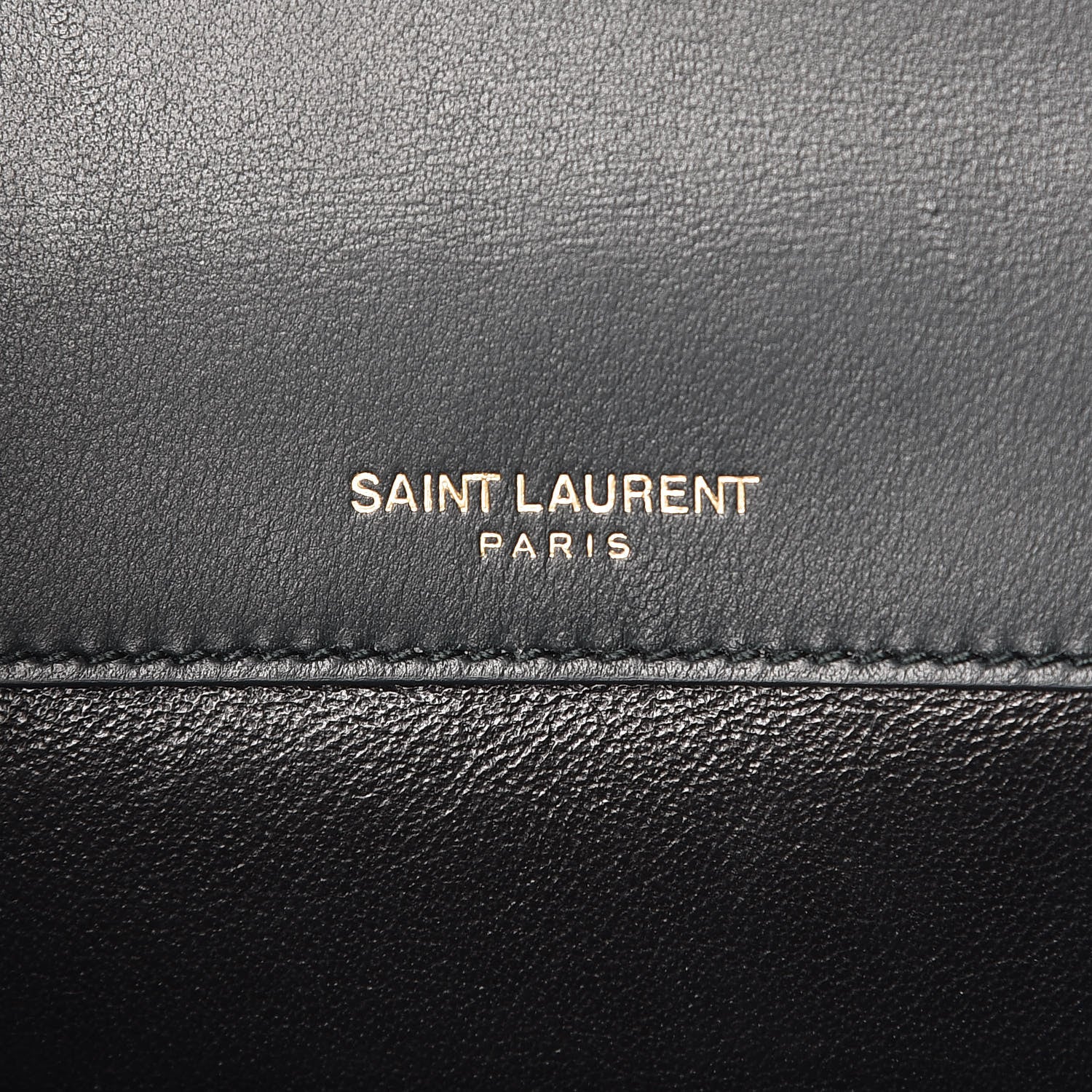 Saint Laurent Lambskin Matelasse Monogram Medium Vicky Chain Bag Algae 6 of 9