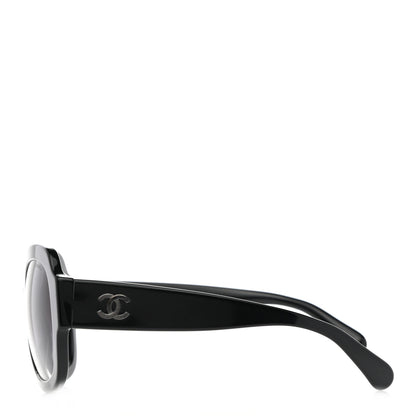 Chanel Acetate CC Sunglasses 5373 Black 3 of 6