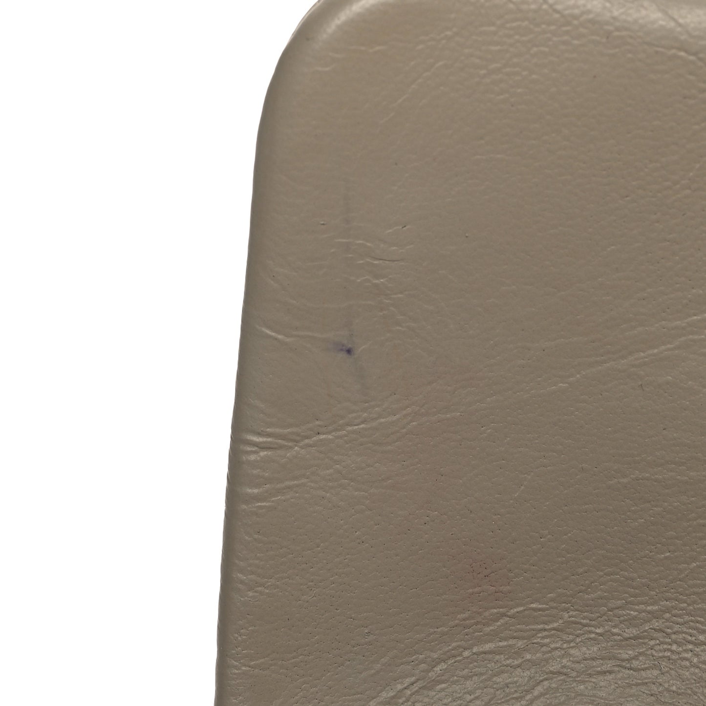 Lambskin East West Chocolate Bar Chain Flap Grey