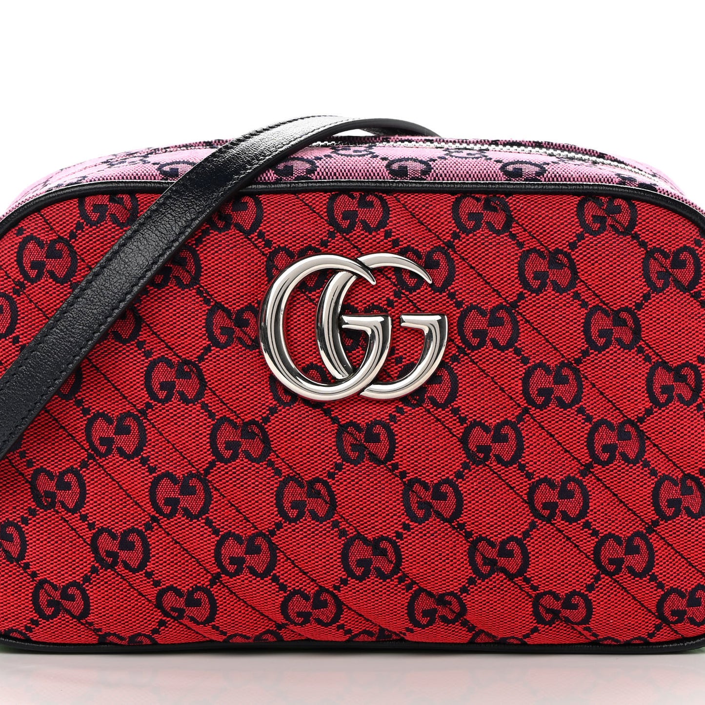 Monogram Multicolor Matelasse Diagonal Small GG Marmont Chain Shoulder Bag Red Blue Yellow Green Pink