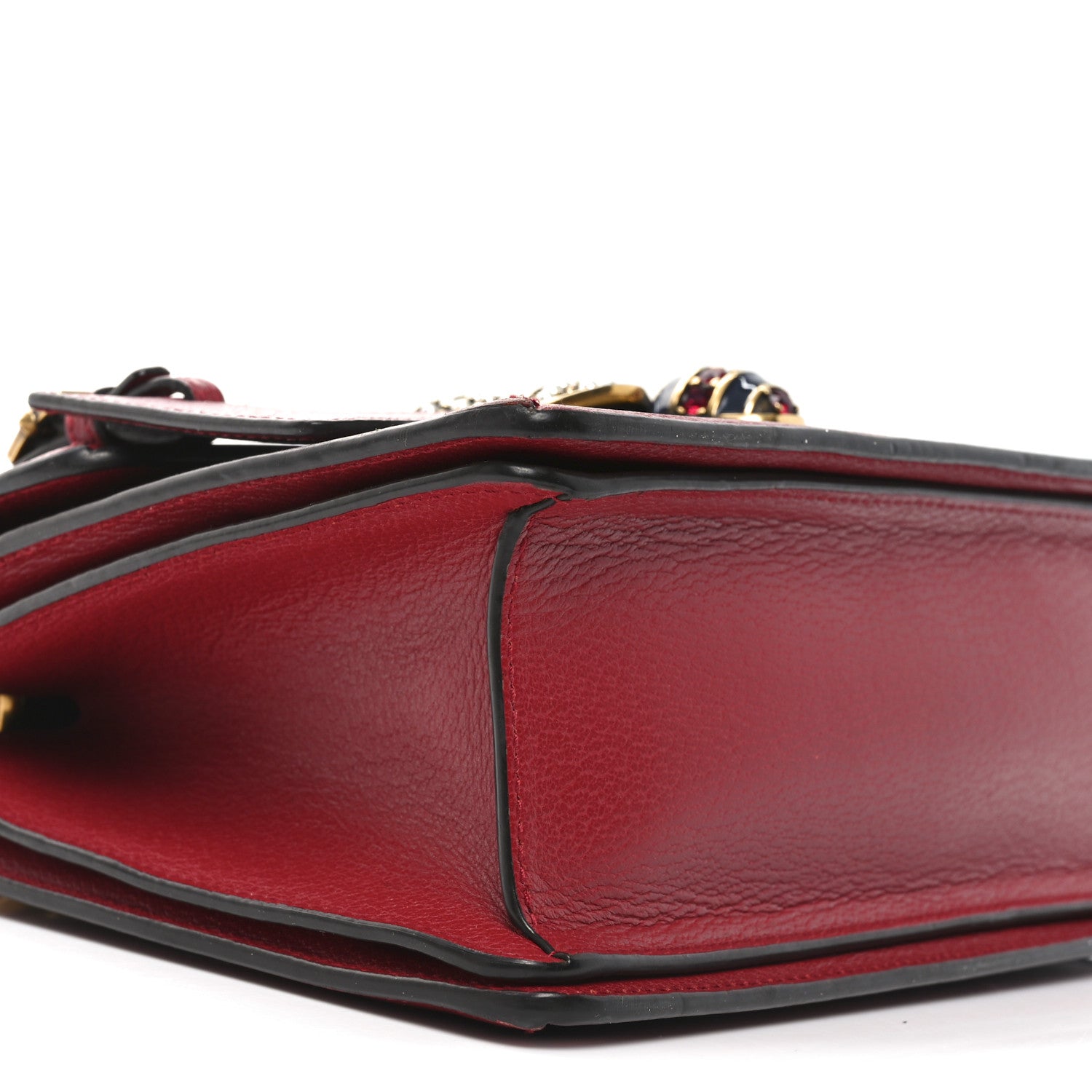 Gucci GG Supreme Monogram Small Queen Margaret Top Handle Bag Red 9 of 11