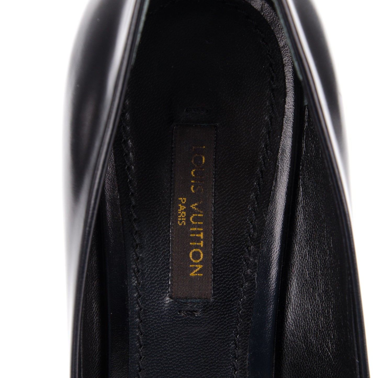 Calfskin Cubic Pumps 38 Black