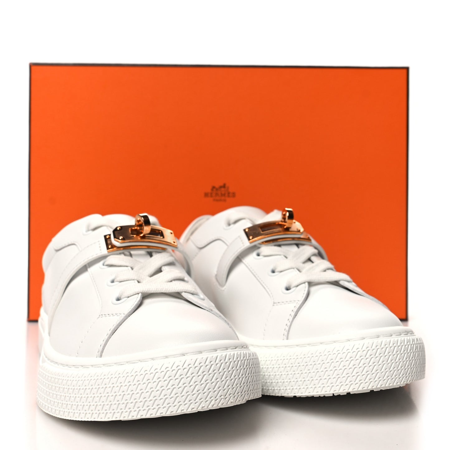Calfskin Day Sneakers 36 White