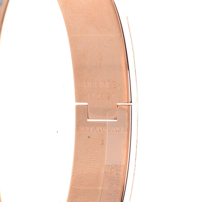Hermes Enamel Narrow Colliers Et Chiens Clic Clac H Bracelet PM Lilas 4 of 6