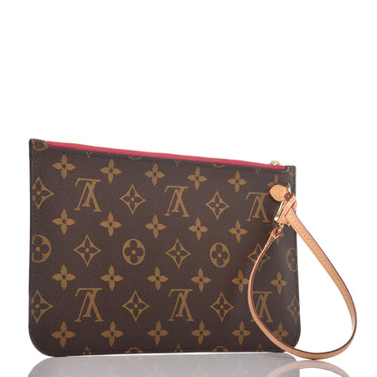 Louis Vuitton Monogram Neverfull MM GM Pochette Pivoine 3 of 8
