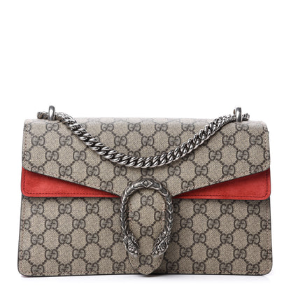 Gucci GG Supreme Monogram Small Dionysus Shoulder Bag Red 1 of 11