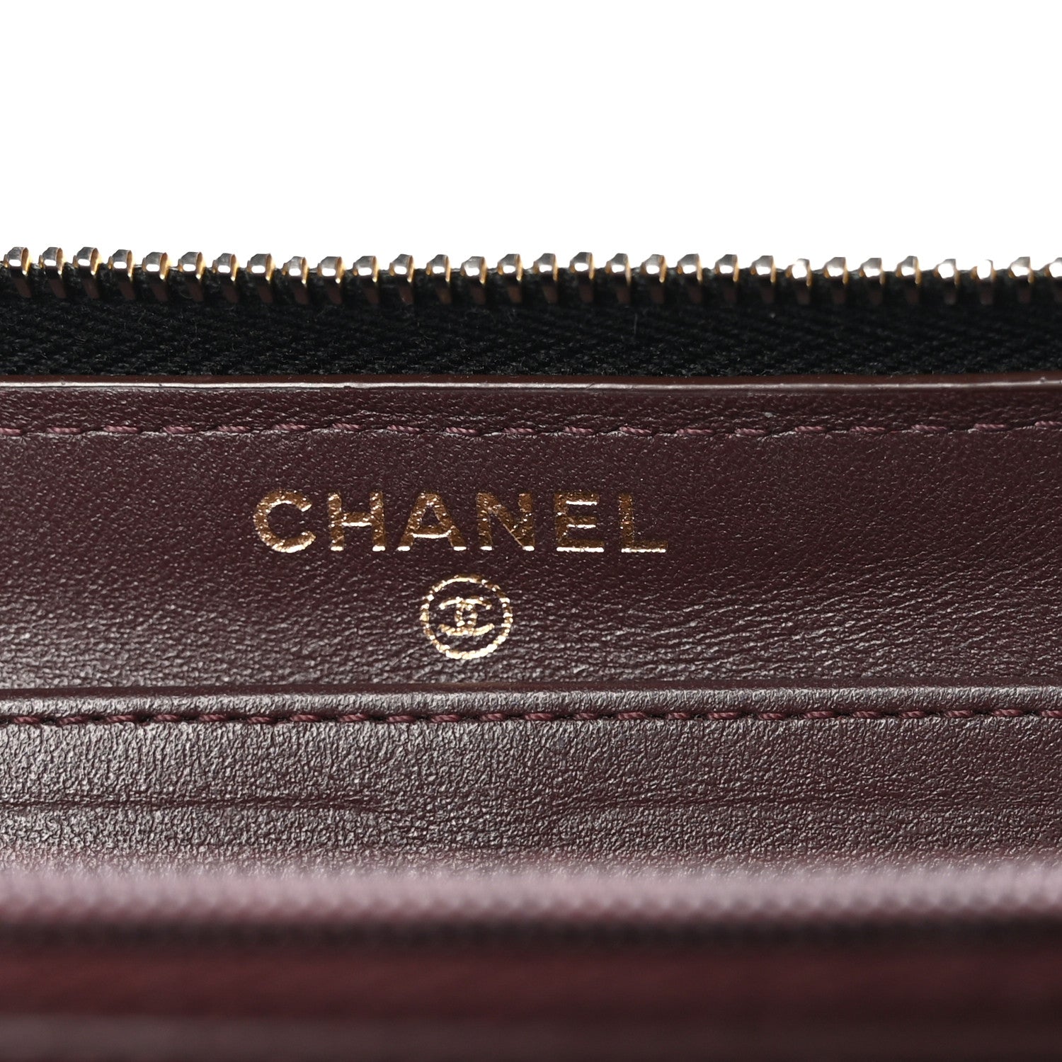 Chanel Caviar Quilted Large Gusset Zip Around Wallet Black 7 of 11