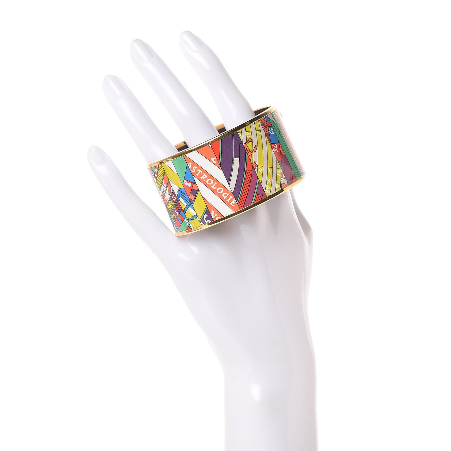 Enamel Printed Extra Wide Astrologie Nouvelle Bracelet 65