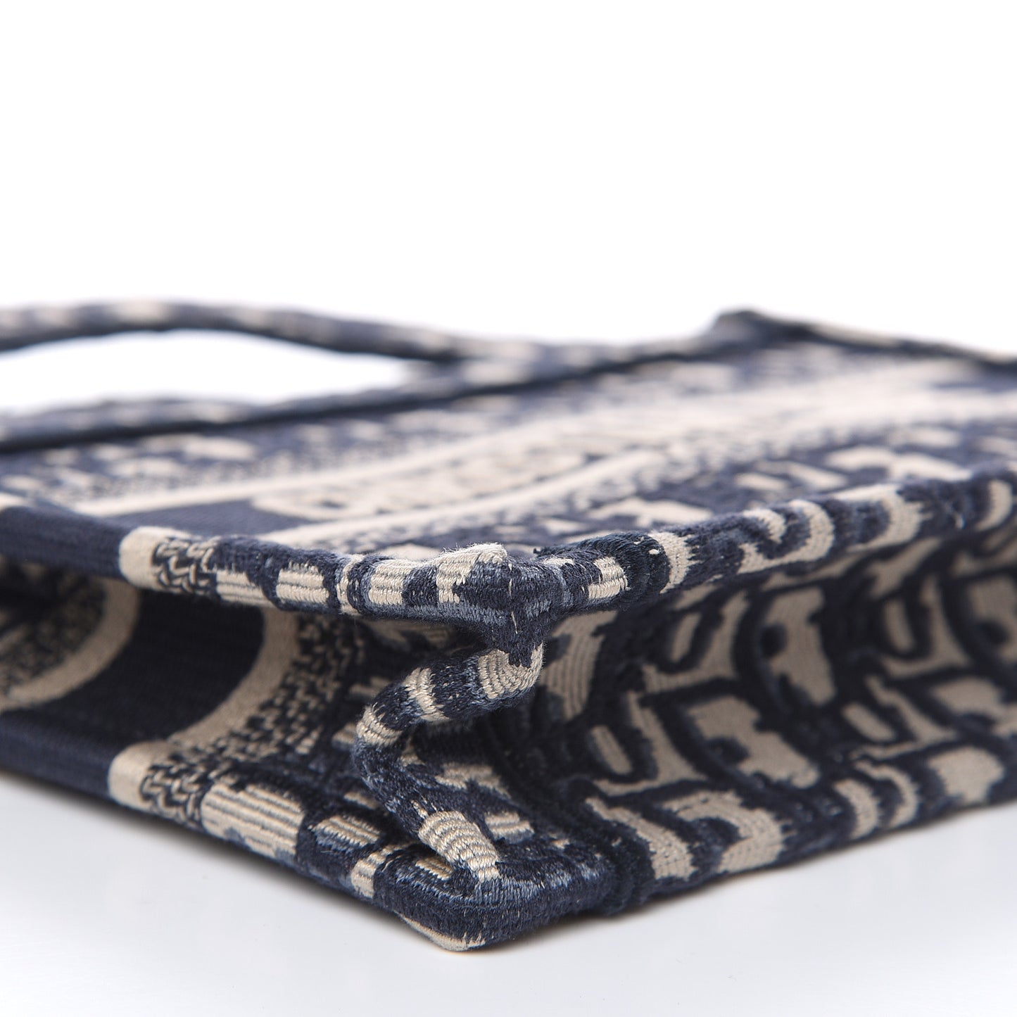 Oblique Mini Book Tote Blue Multicolor