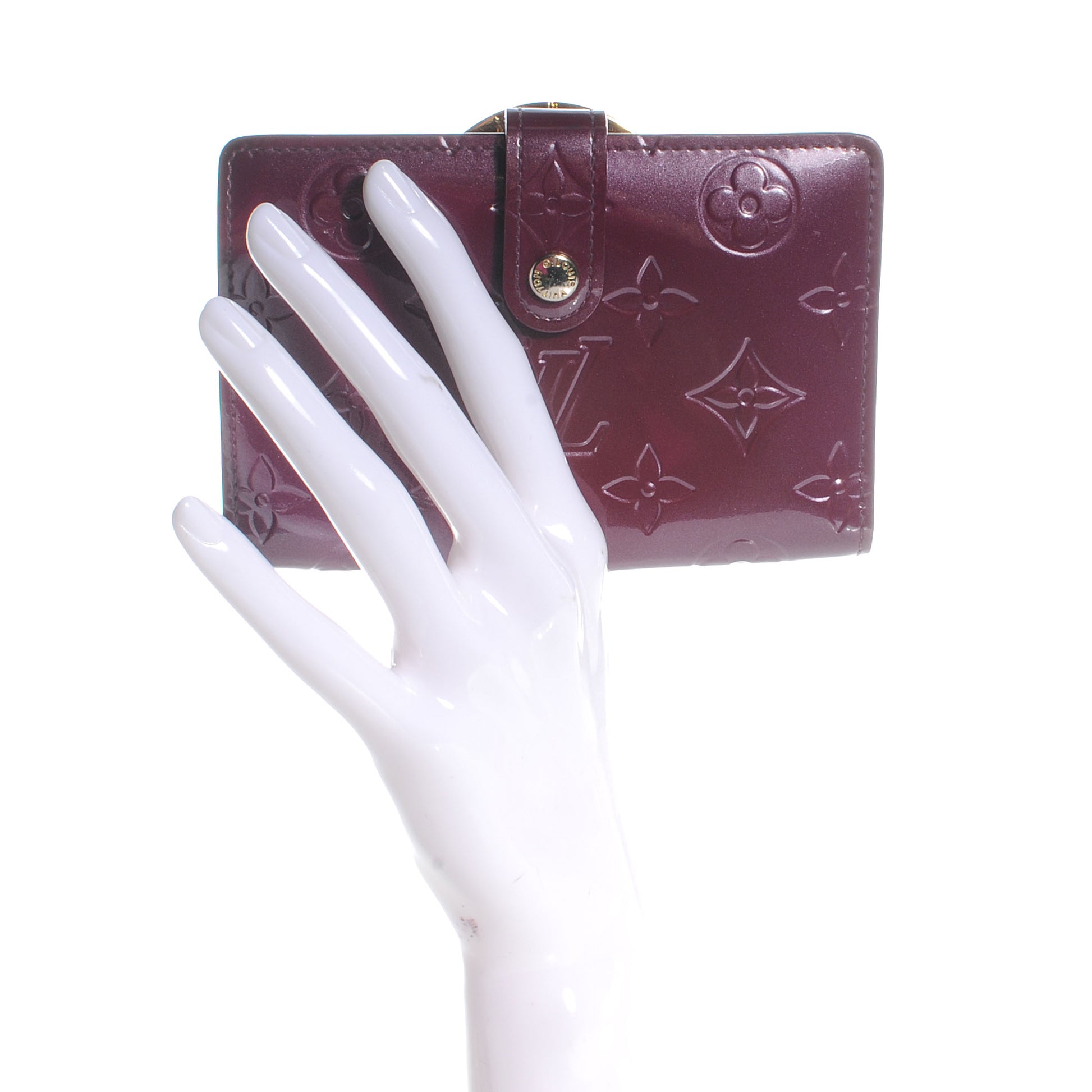 Louis Vuitton Vernis French Purse Wallet Violet 2 of 7