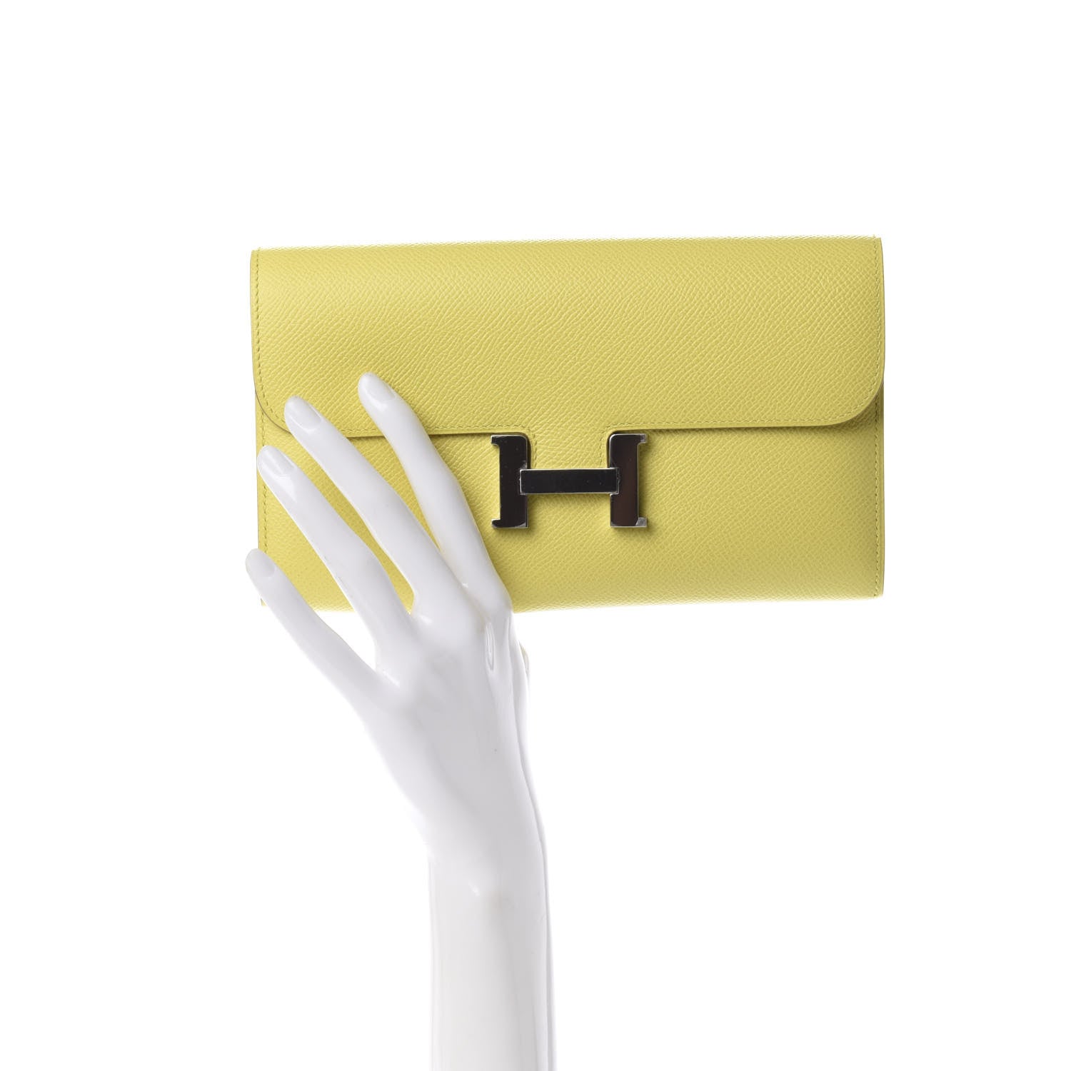 Hermes Epsom Constance Long Wallet Soufre 2 of 8