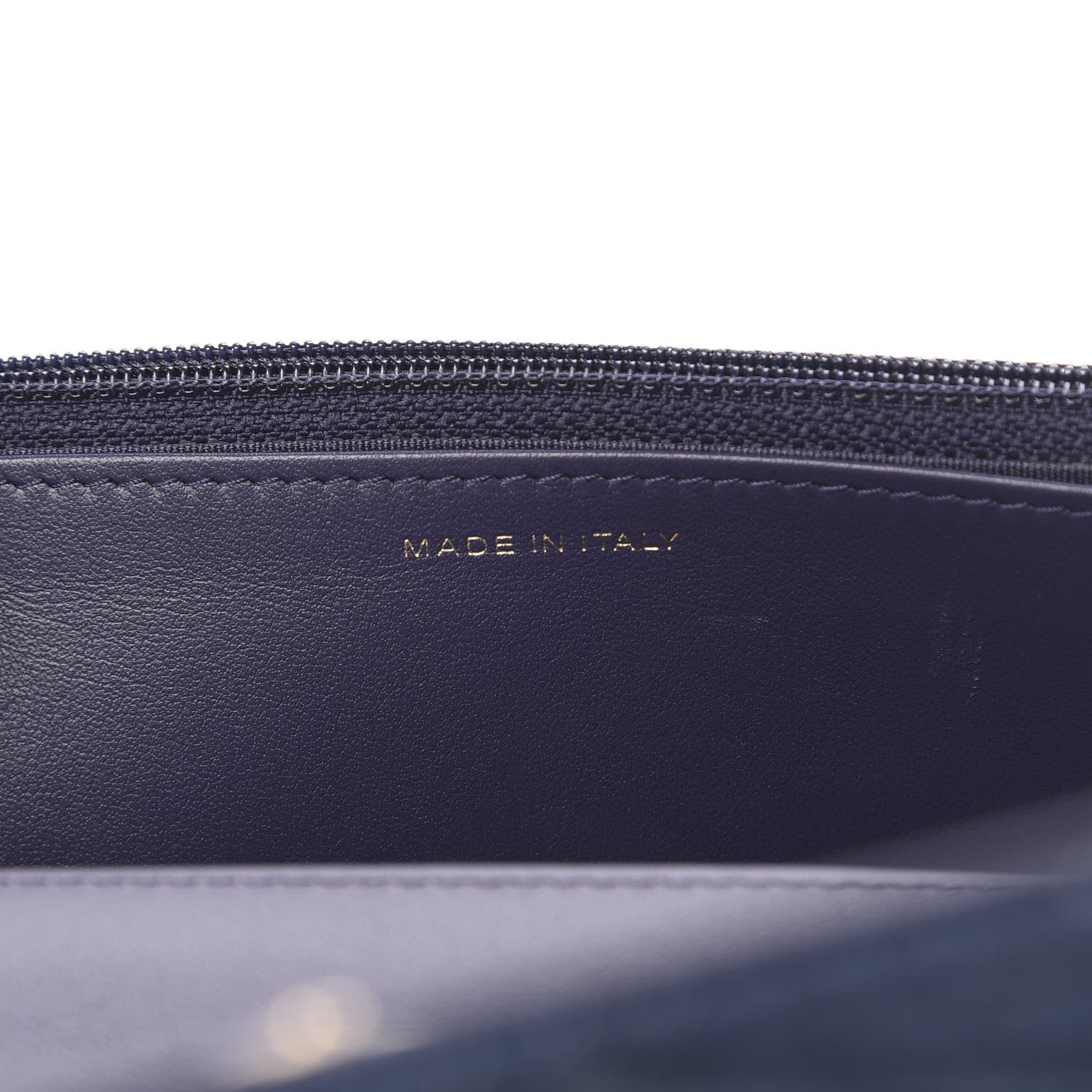 Chanel Denim Quilted 19 Wallet On Chain WOC Blue 7 of 13