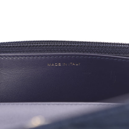 Chanel Denim Quilted 19 Wallet On Chain WOC Blue 7 of 13