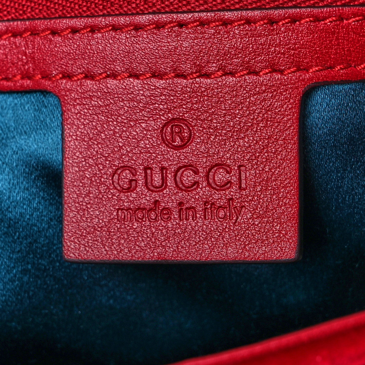 Gucci Velvet Matelasse Medium GG Marmont Shoulder Bag Hibiscus Red 6 of 10