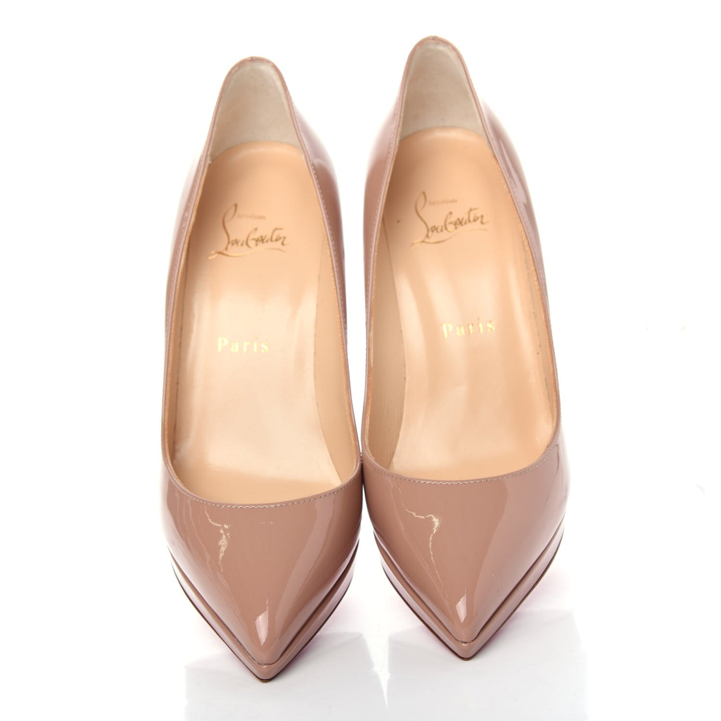 Patent Pigalle Plato 100 Pumps 36.5 Nude