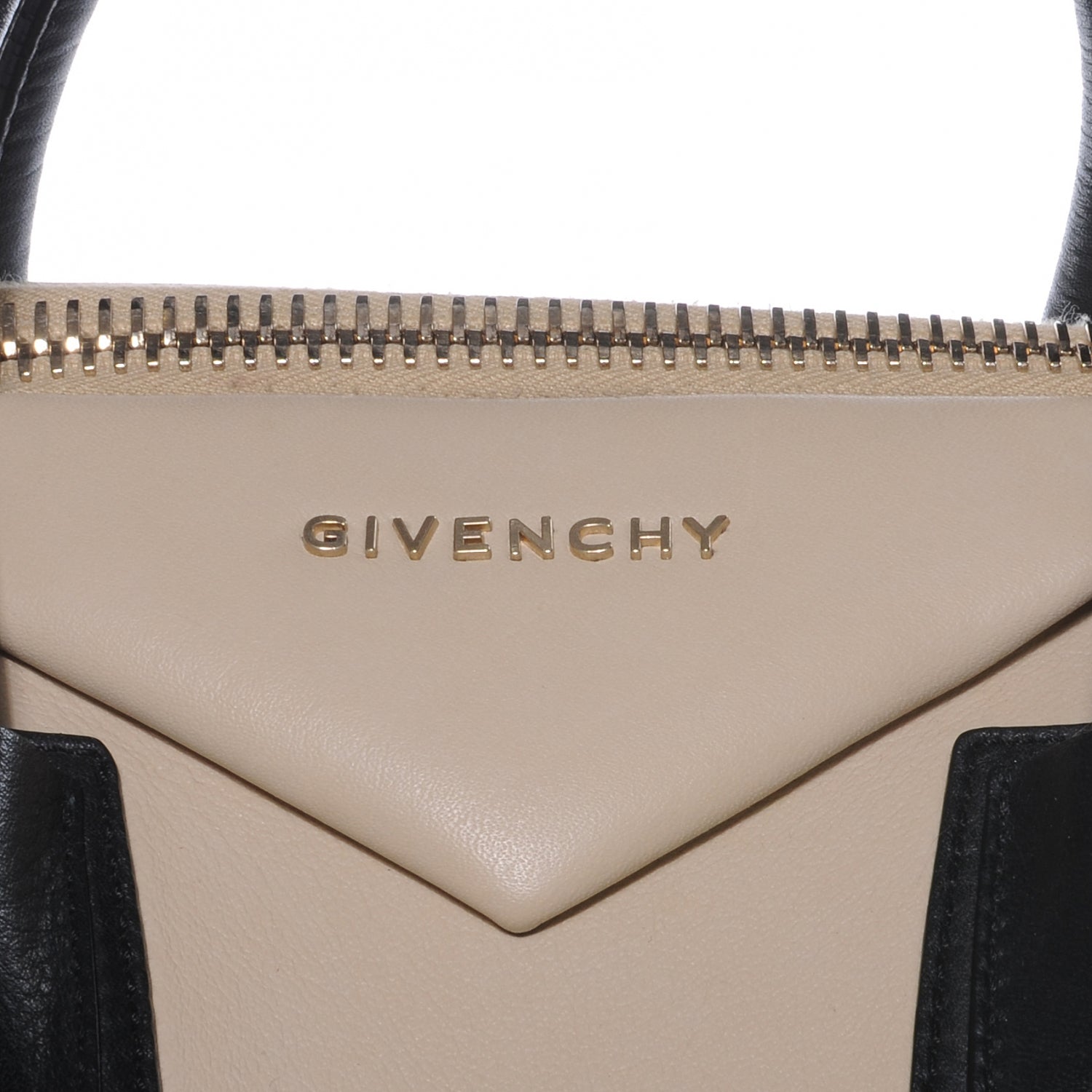 Givenchy Calfskin Medium Bi-Color Antigona Cream Black 3 of 8