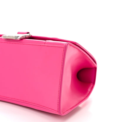 Balenciaga Shiny Box Calfskin Small Hourglass Top Handle Bag Acid Fuchsia 10 of 10