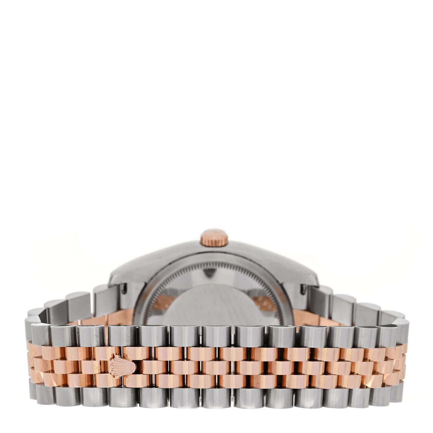 Stainless Steel 18K Everose Gold Diamond 36mm Oyster Perpetual Datejust Watch Silver 116231
