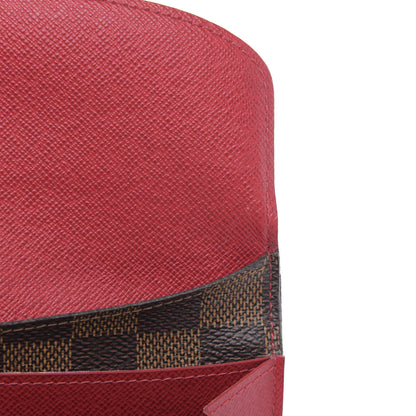 Louis Vuitton Damier Ebene Emilie Wallet Red 14 of 14