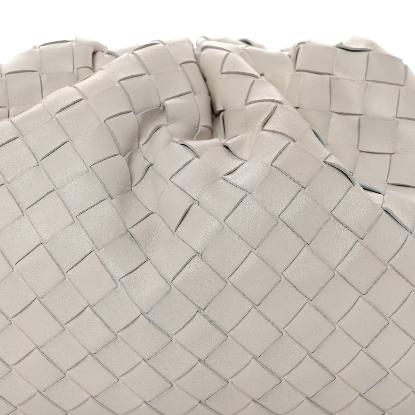 Nappa Maxi Intreccio The Pouch Oversized Clutch Plaster