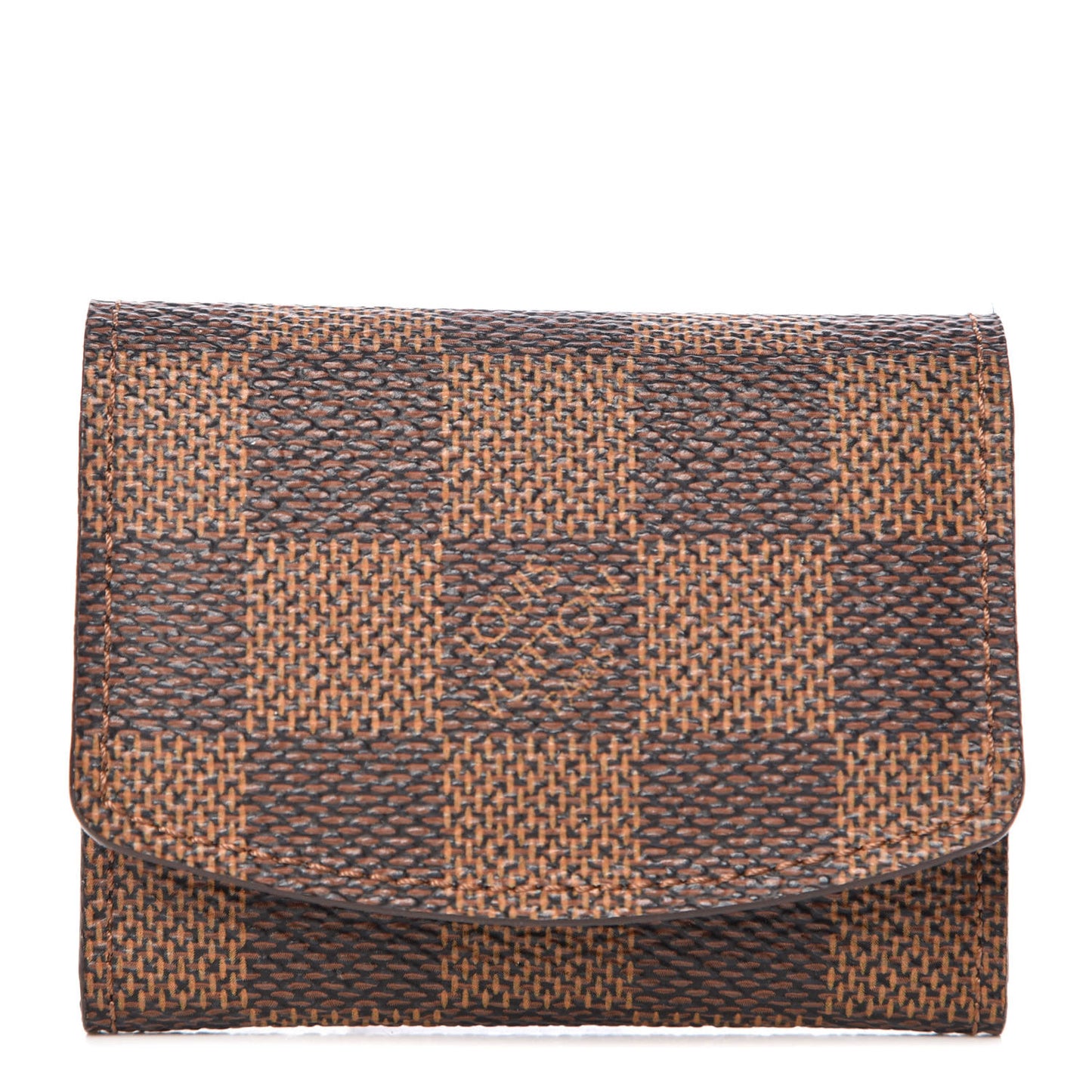 Damier Ebene Cufflinks Case