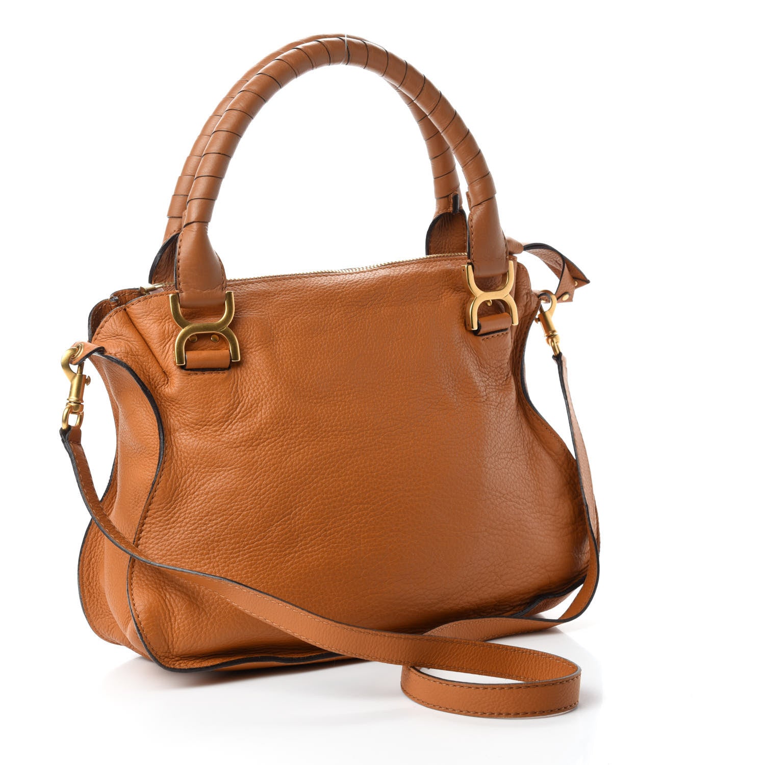 Chloe Calfskin Medium Marcie Satchel Light Tan 3 of 10
