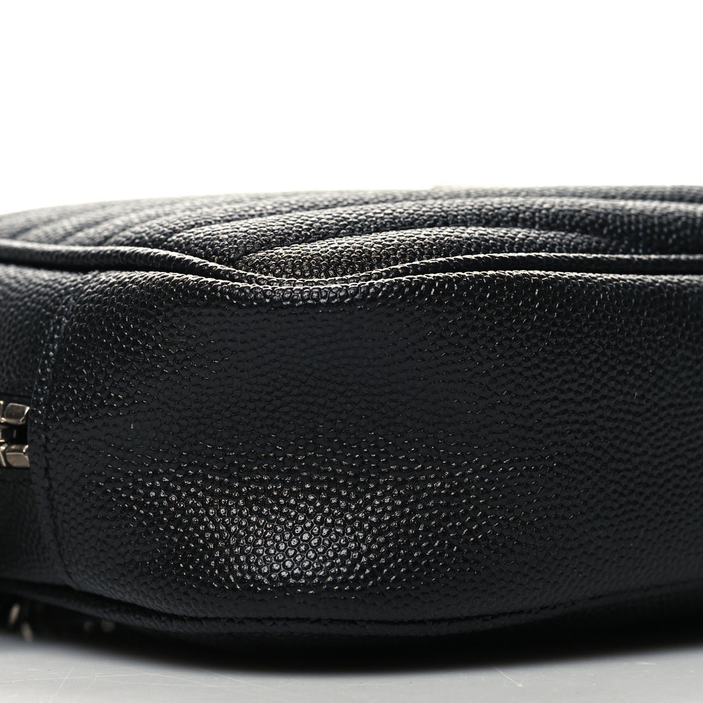 Grain De Poudre Matelasse Monogram Mini Lou Camera Bag Black