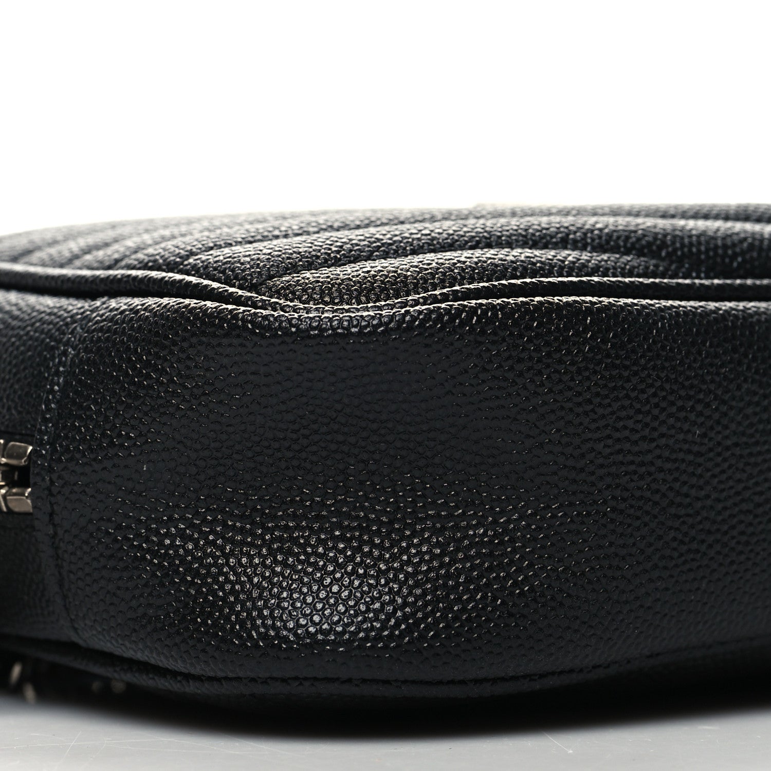 Saint Laurent Grain De Poudre Matelasse Monogram Mini Lou Camera Bag Black 9 of 12