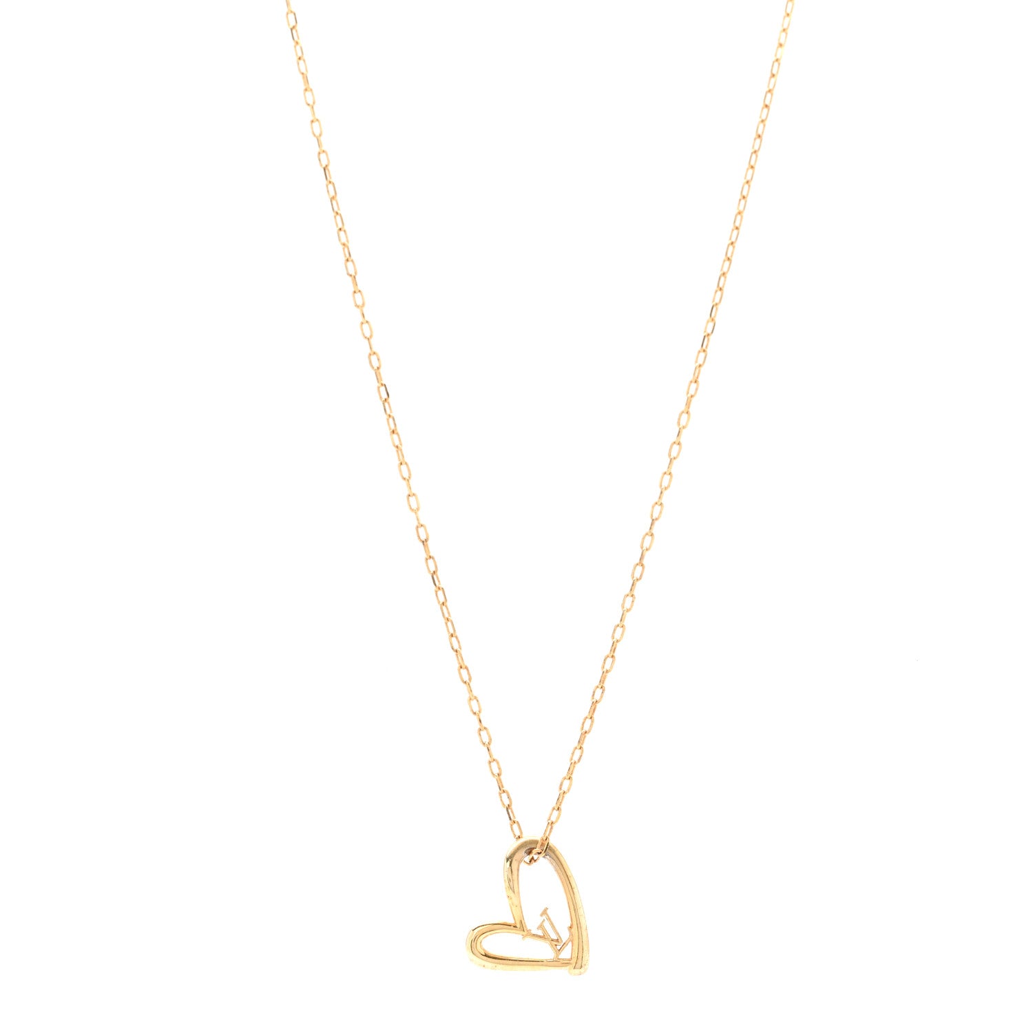 Louis Vuitton Metal Fall In Love Necklace 1 of 6