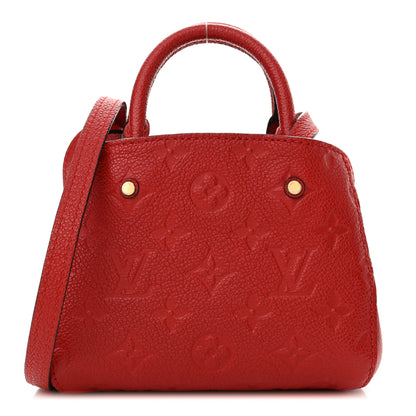 Louis Vuitton Empreinte Montaigne Nano Cherry 1 of 12