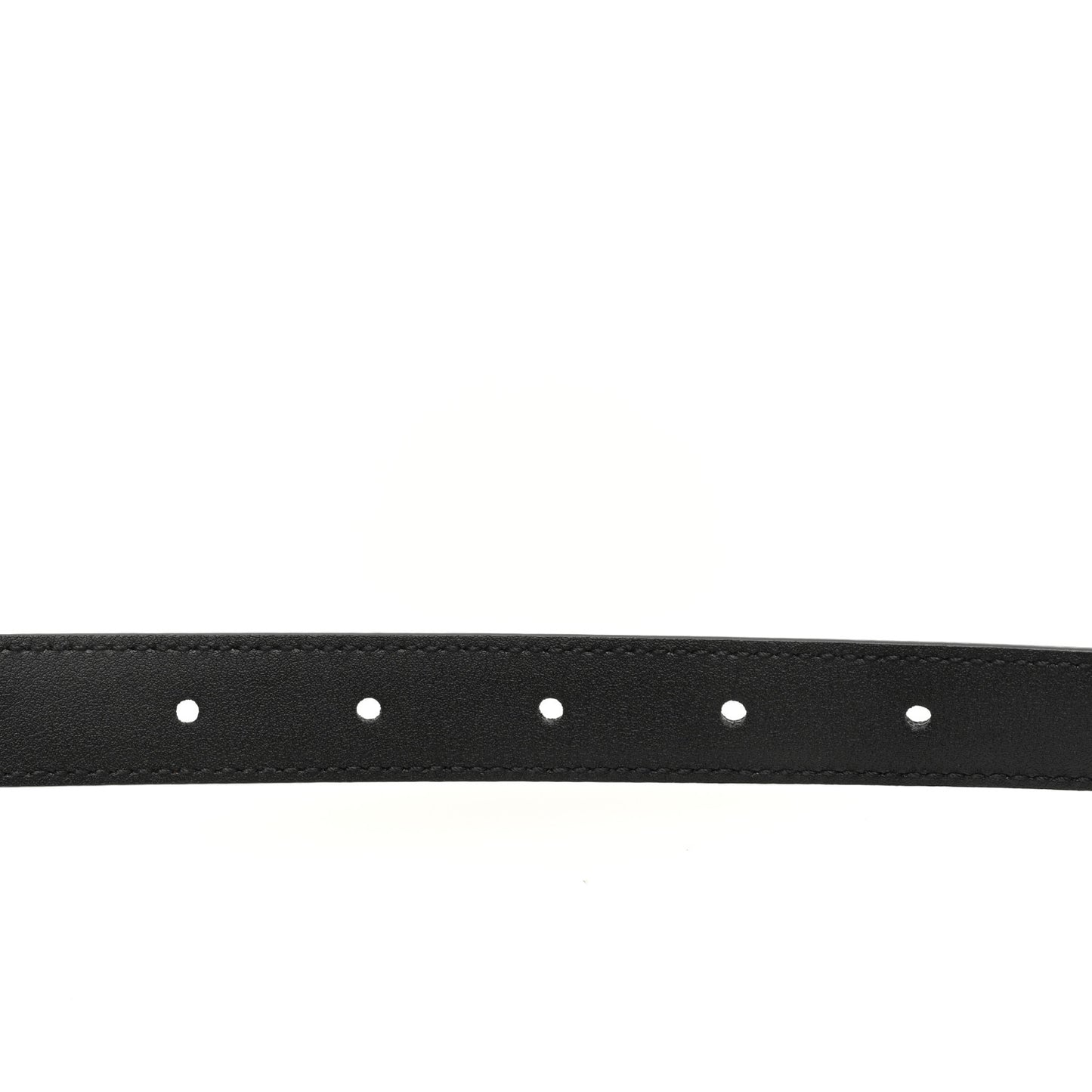 Azalea Calfskin Enamel Monochrome Double G 20mm Belt 90 36 Black