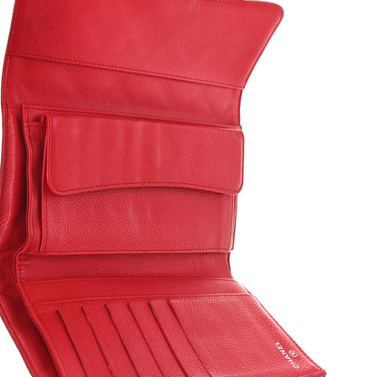 Chanel Caviar Quilted Large Flap Wallet Red 6 of 21