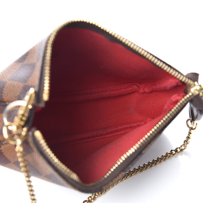 Louis Vuitton Damier Ebene Mini Pochette Accessories 5 of 9