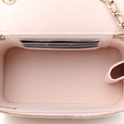 Chanel Caviar Quilted Small Vanity Case With Chain Light Beige 5 of 9