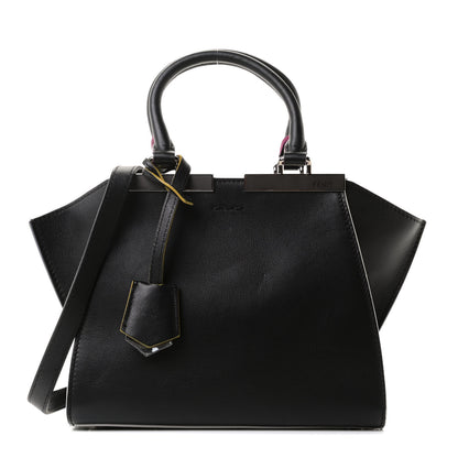 Fendi Vitello Dolce Mini 3Jours Tote Black 1 of 10