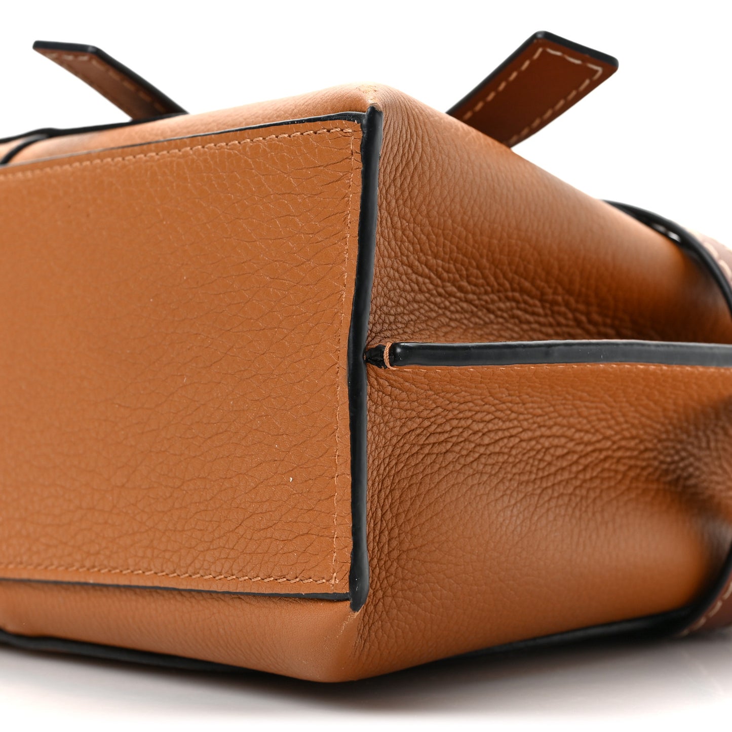 Calfskin Mini Gate Tote Caramel