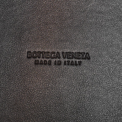 Bottega Veneta Calfskin V Woven Drawstring Tote Dark Brown 5 of 13