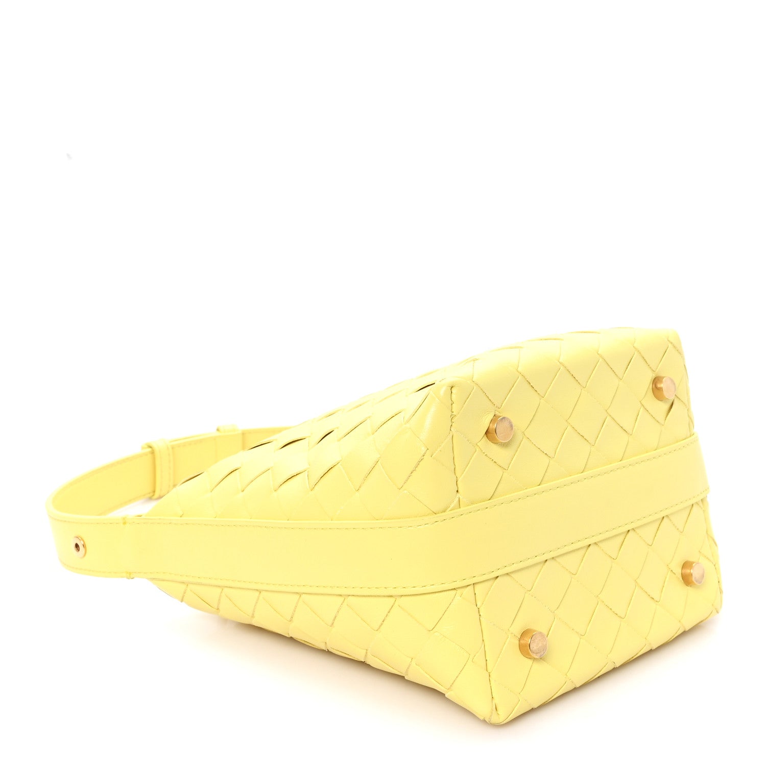 Bottega Veneta Nappa Intrecciato Mini Wallace Buttercup 4 of 10