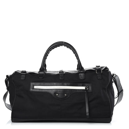 Balenciaga Nylon Agneau Classic Hardware Small Squash Duffle Bag Black 1 of 13