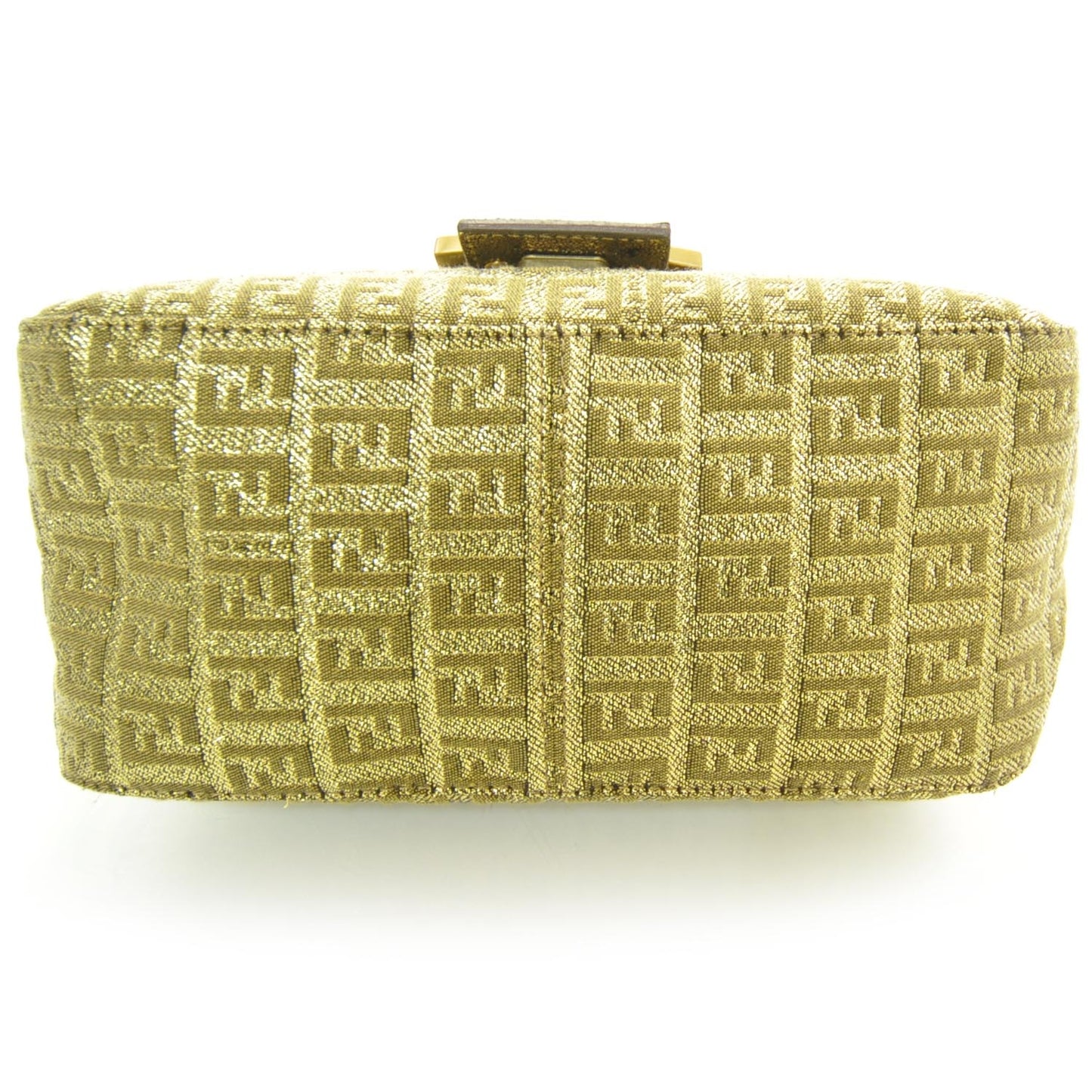 Metallic Jacquard Zucchino Suede Mini Mama Baguette Peltro Argento Sabbia