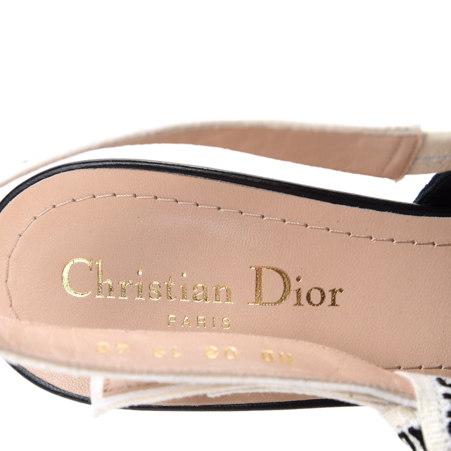 Christian Dior Resille Lambskin Ribbon J'Adior Slingback 65mm Pumps 40 Indigo Blue 8 of 10