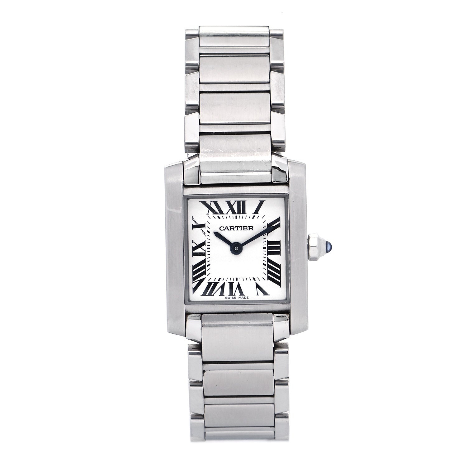 Cartier Stainless Steel 20mm Tank Francaise Quartz Watch 1 of 5