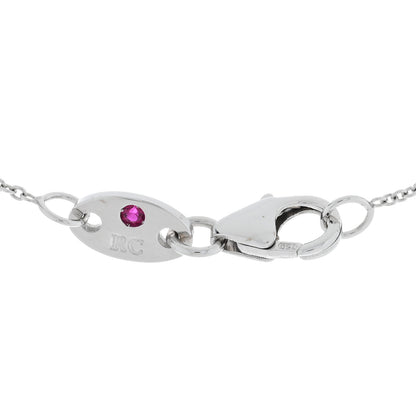 Roberto Coin 18K White Gold Diamond .25ctw Diamonds by the Inch Five Station Necklace 4 of 5