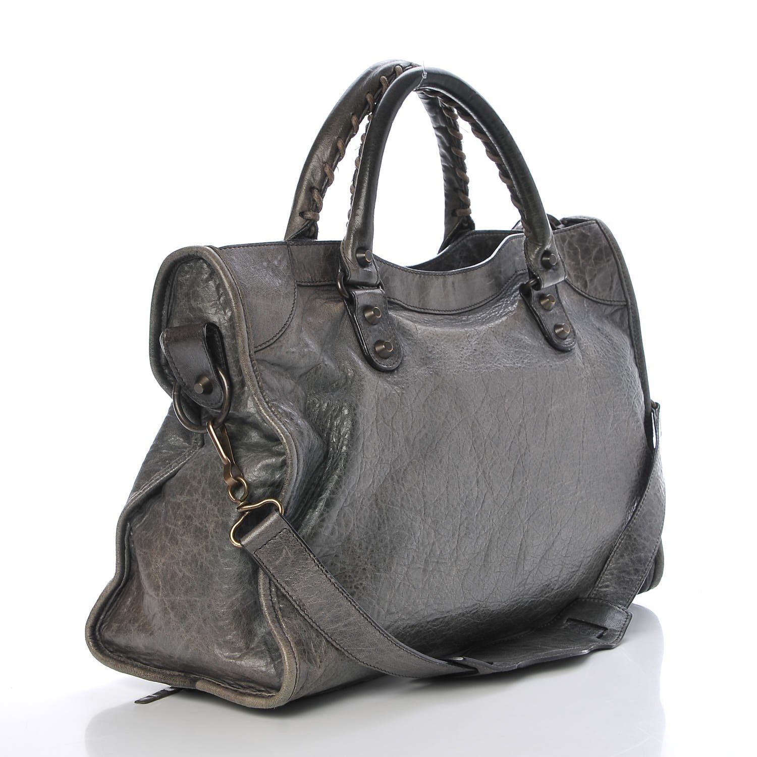 Balenciaga Agneau Classic Hardware City Anthracite 3 of 13