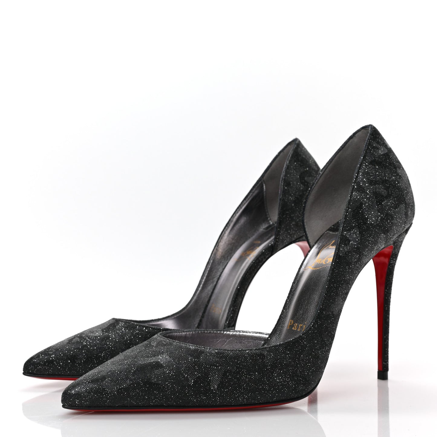Glitter Iriza Kid Flinstar 100 Pumps 38.5 Black