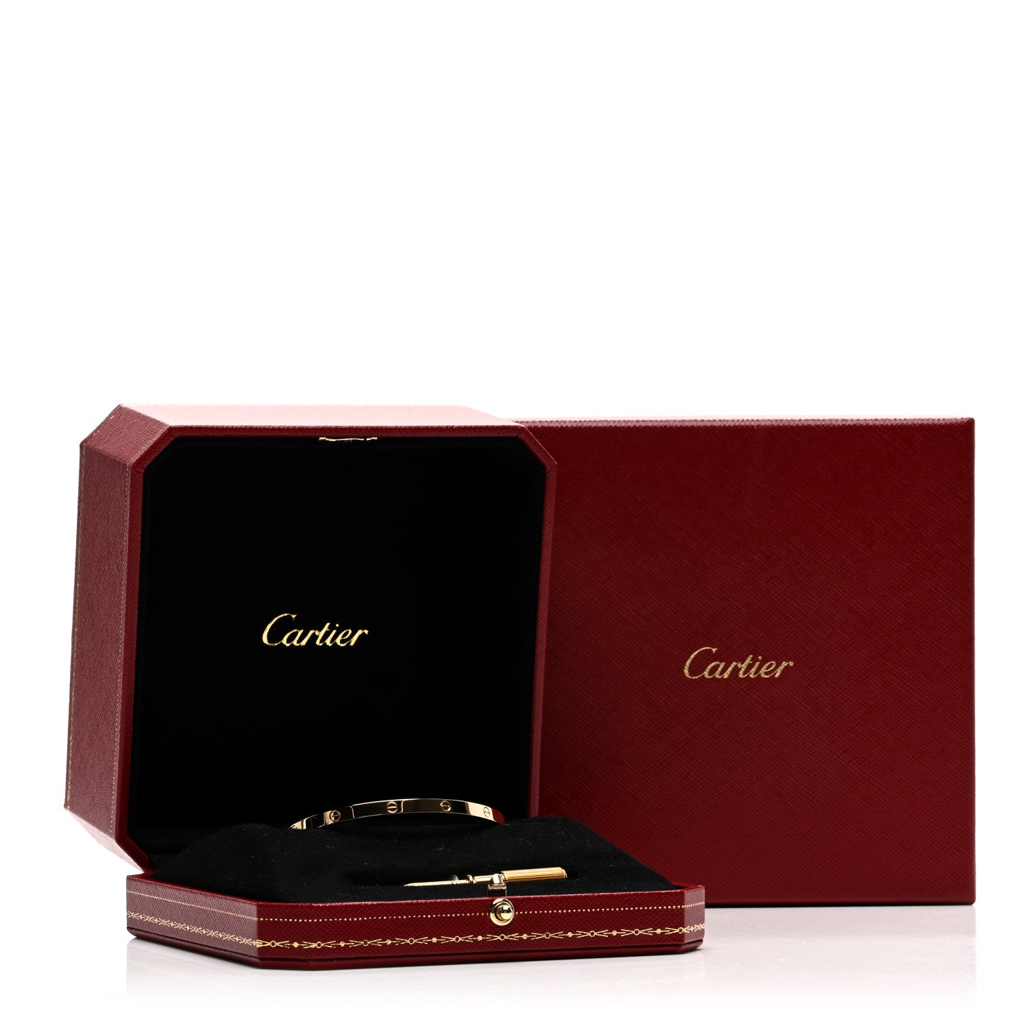Cartier 18K Yellow Gold Small LOVE Bracelet 17 5 of 5
